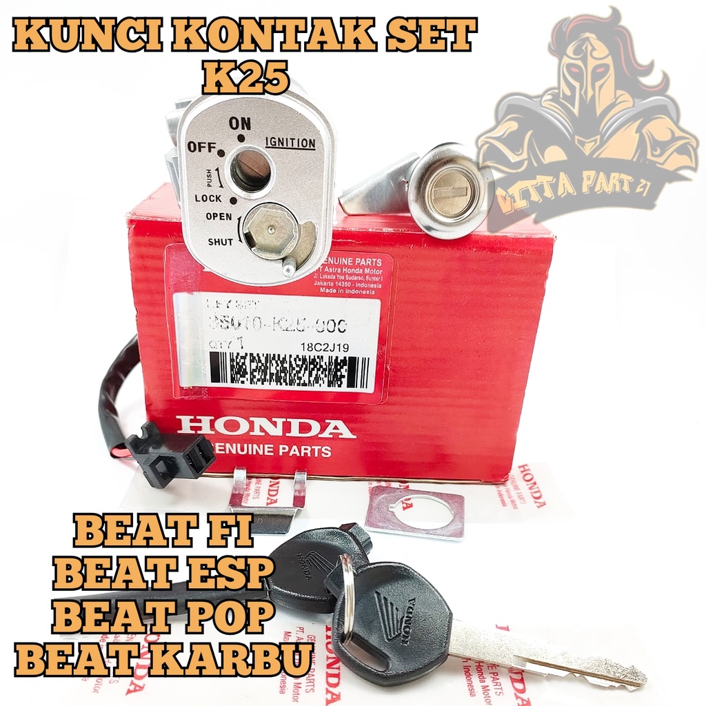 KUNCI KONTAK SET PLUS JOK ASLI ORIGINAL HONDA K25 BEAT KUALITAS ASLI ORIGINAL HONDA AHM PASTI PRESISI AWET DAN DIJAMIN MANTAP KUNCI BEAT FI KUNCI BEAT ESP KUNCI BEAT POP KUNCI BEAT KARBU KUNCI SET BEAT FI KUNCI SET BEAT POP KUNCI SET BEAT ESP STOP KONTAK