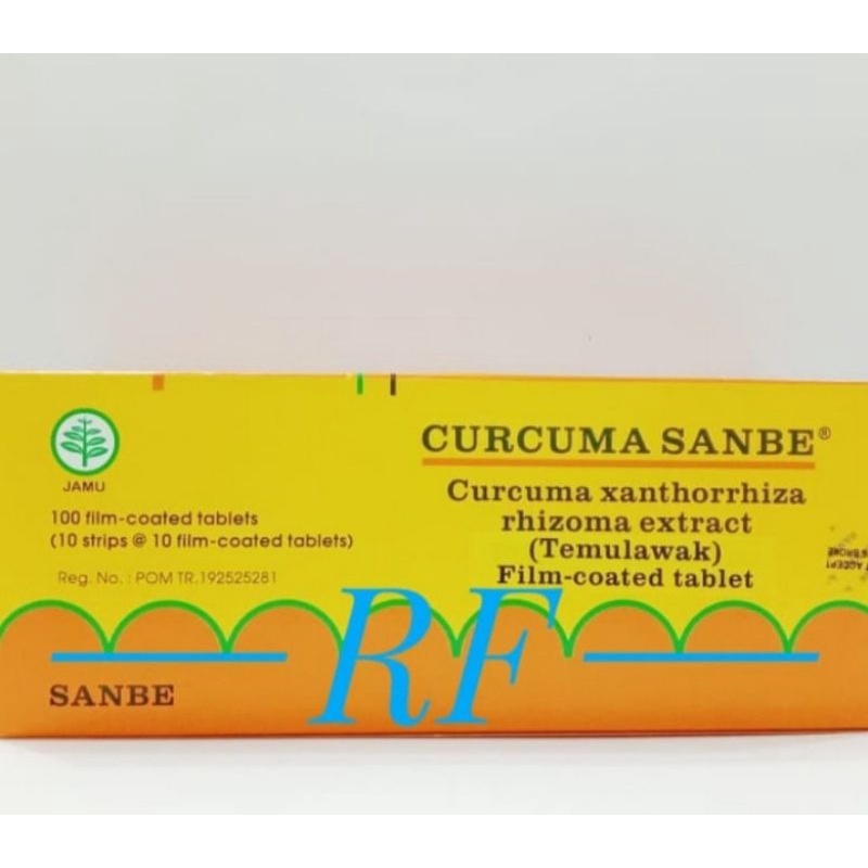 Curcuma Sanbe Tablet isi 100 (Sanbe Farma)