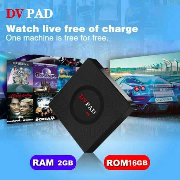 Jual Android TV Box octa core DV PAD 4K KODI RAM 2GB ROM 16GB Bluetooth Murah