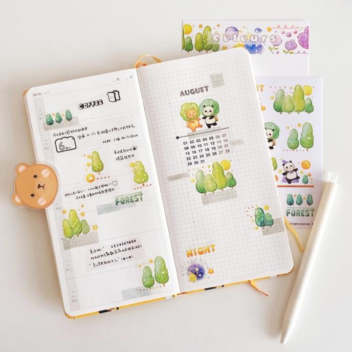 

(BISA COD) EverEin Little Forest Sticker HEMAT Kode 663