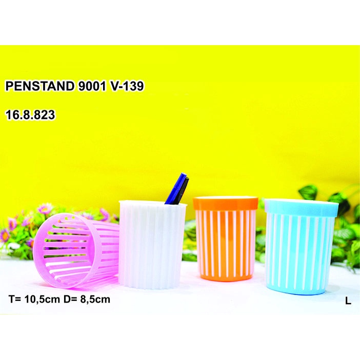 

Keranjang Plastik Tempat Penstand Pensil Tanggung Unik dan Serbaguna 9001 V-139