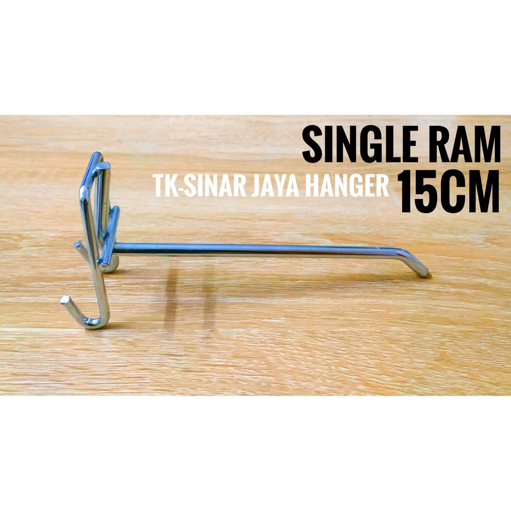 Single Ram 15Cm Bahan terbuat dari besi stainles steel