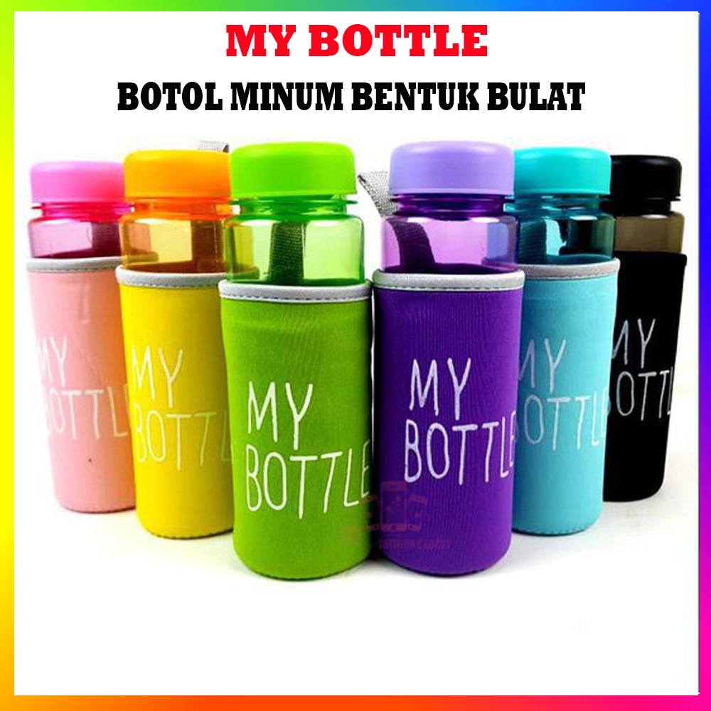 BOTOL MINUM PERSEGI PETAK KOTAK SQUARE / BULAT NEW MY BOTTLE TAHAN PECAH BOOTLE BOTOL MINUM KERJA BOTOL MINUM ANAK SEKOLAH