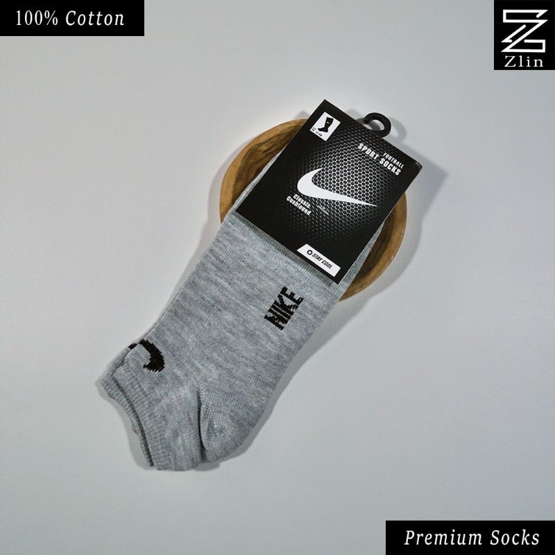 KAOS KAKI PENDEK SEMATA KAKI Kualitas Premium-Abu