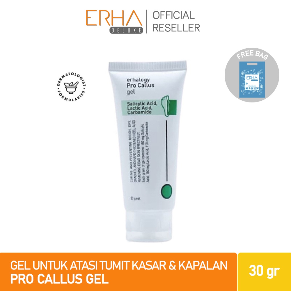 ERHA Pelembab Tumit Kasar Pro Callus Gel 30 g / Terbukti Klinis