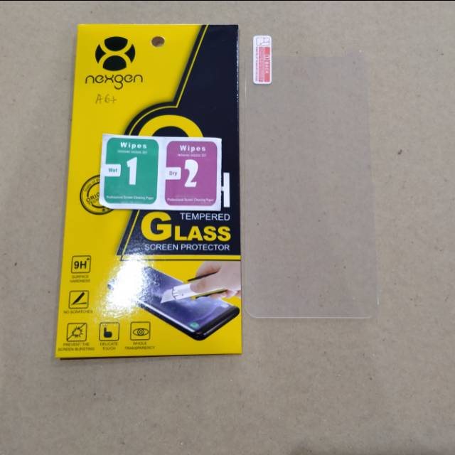 Tempered Glass Samsung A6 plus