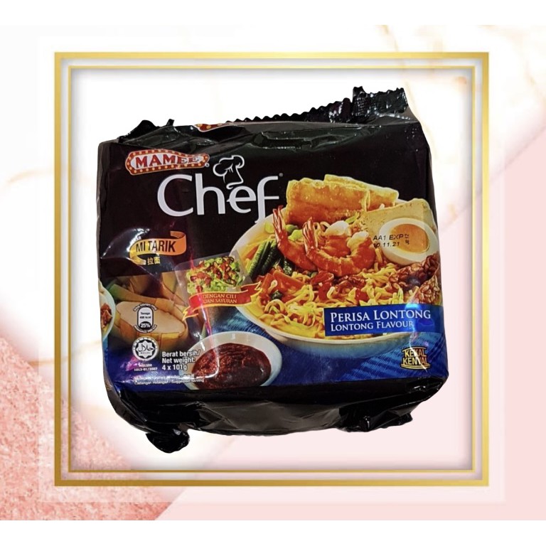 

Mi Mie Tarik Mamee Chef dengan Perisa Lontong ( 4 x 101 Gram )
