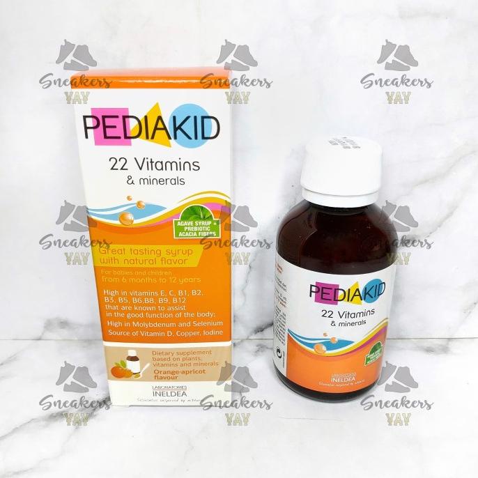 Pediakid 22 Vitamins & Minerals Vitamin Anak Terlengkap Buatan France Lc