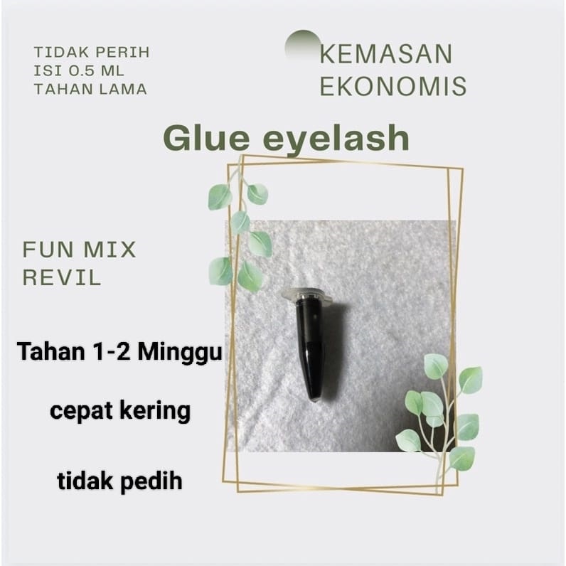 Paket bulumata tanam eyelash extention TEBAL &amp; LENTIK - LEM PREMIUM