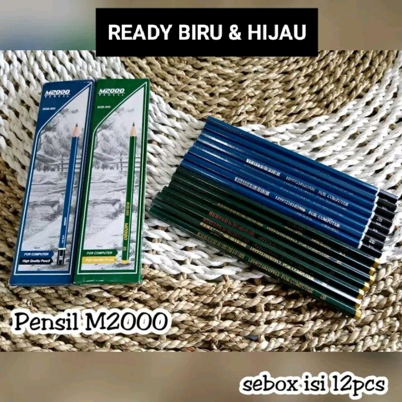 

PENSIL 2B M2000 , 1PACK ISI 12