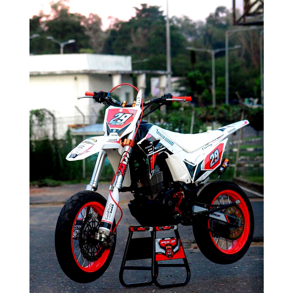 DECAL CRF MERAH PUTIH
