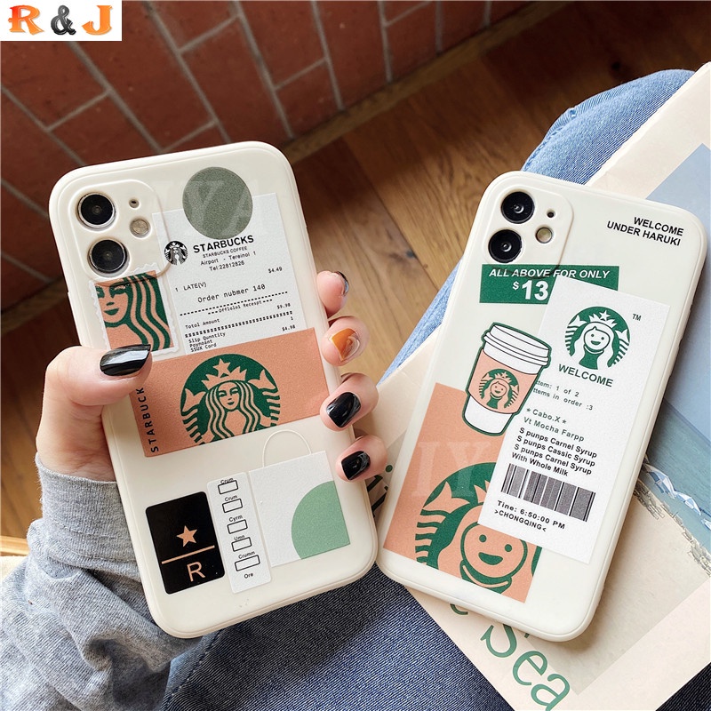 Fashion Casing Huawei Y7A Y6 Pro 2019 Nova 5T Nova7i P30 Lite INS Starbucks Trendy Soft Tpu Case