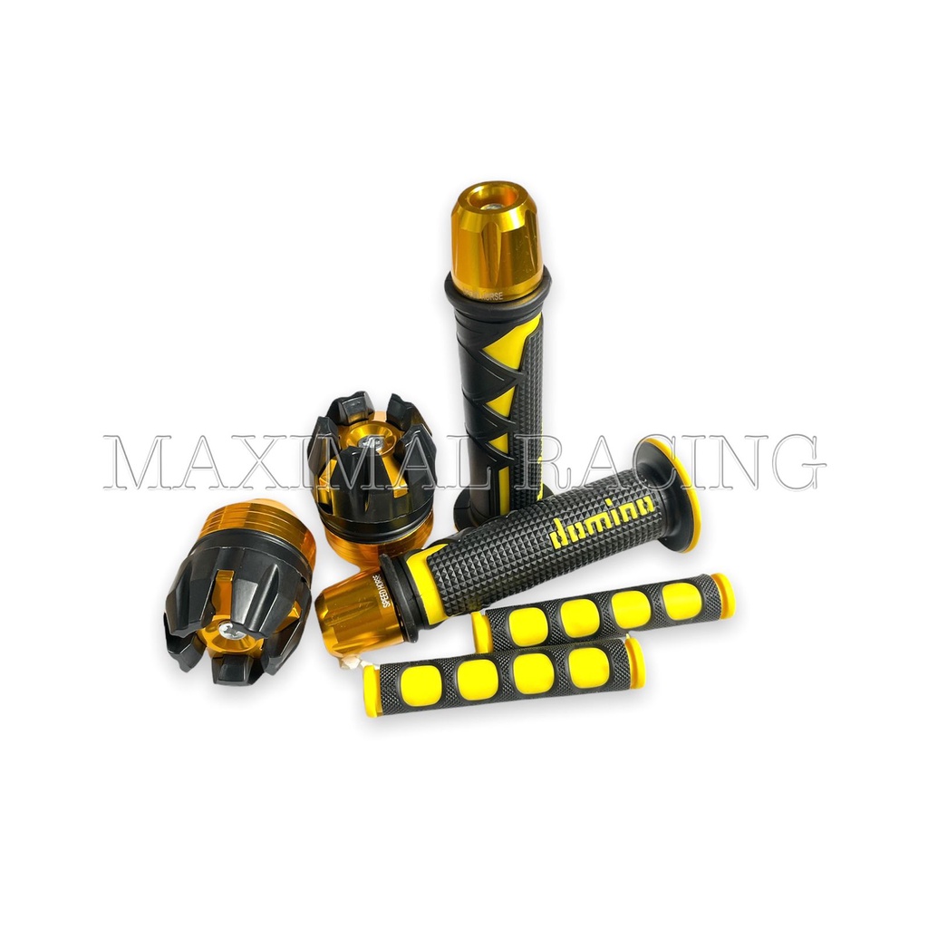 paket variasi motor 4in1 Handgrip Shark Jalu AS Karet Handle Jalu stang bandul untuk semua jenis motor