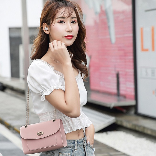 Tas Selempang Wanita Fashion Korea Style Tas Bahu Cewek Kasual Shoulder Bag Azgalery T79