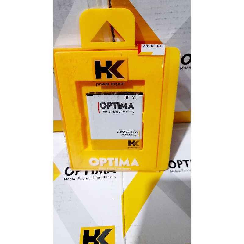 BATERAI BATRE LENOVO A1000 BL253 DOUBLE POWER HK OPTIMA ORIGINAL