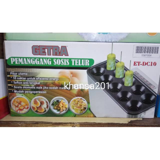 Pemanggang sosis telor/kompor sostel 10 saklar