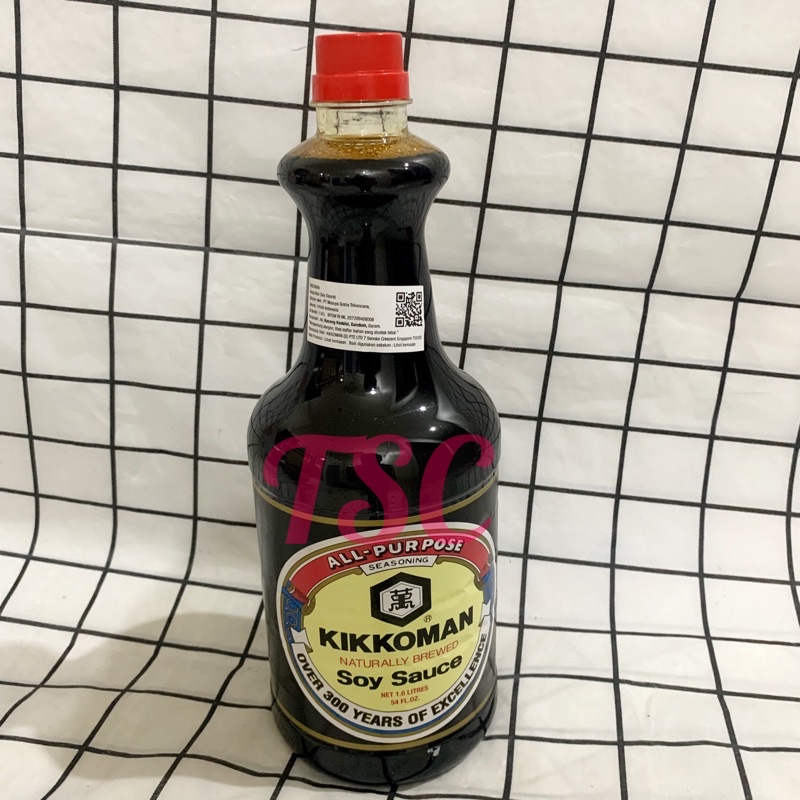 

Kikkoman Soy Sauce 1.6 Liter / Shoyu Pet / all purpose / Seasoning / Kecap / Asin
