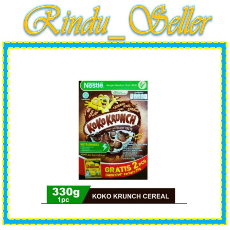 

NESTLE KOKO KRUNCH Sereal (330gr) Gratiis Dancow