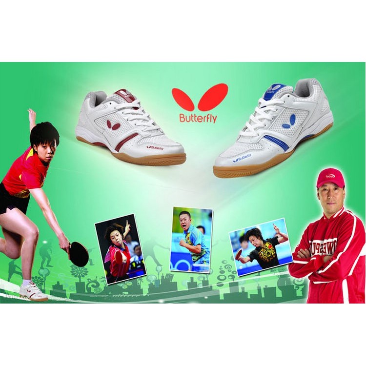 Sepatu tenis meja buttefly untuk pria dan wanita