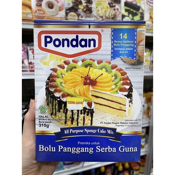 Premiks Bolu Panggang Serbaguna PONDAN 315gr / premix