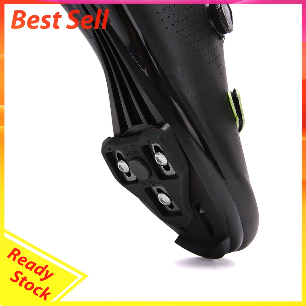 Road Bike Pedal Shoes Cleats Clip Set Bicycle Self-Locking Shoe Locks Black