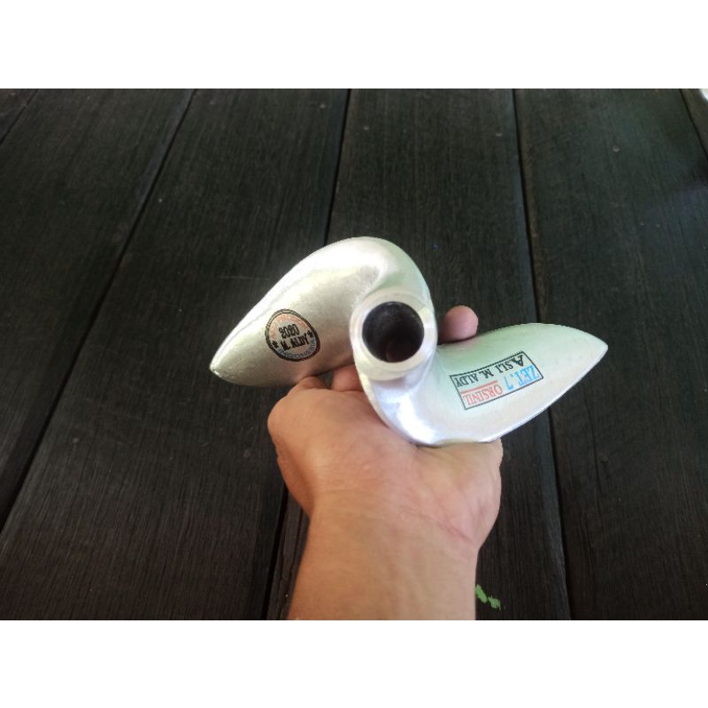 baling baling perahu ketinting balap ZET. 7 puataran cepat untuk mesin 10,5 hingga 13 pk