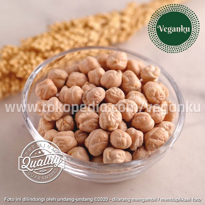 

Q121Sa Veganku - Premium Kacang Arab 500Gr Chickpeas Organik Garbanzo Mentah D51qs44