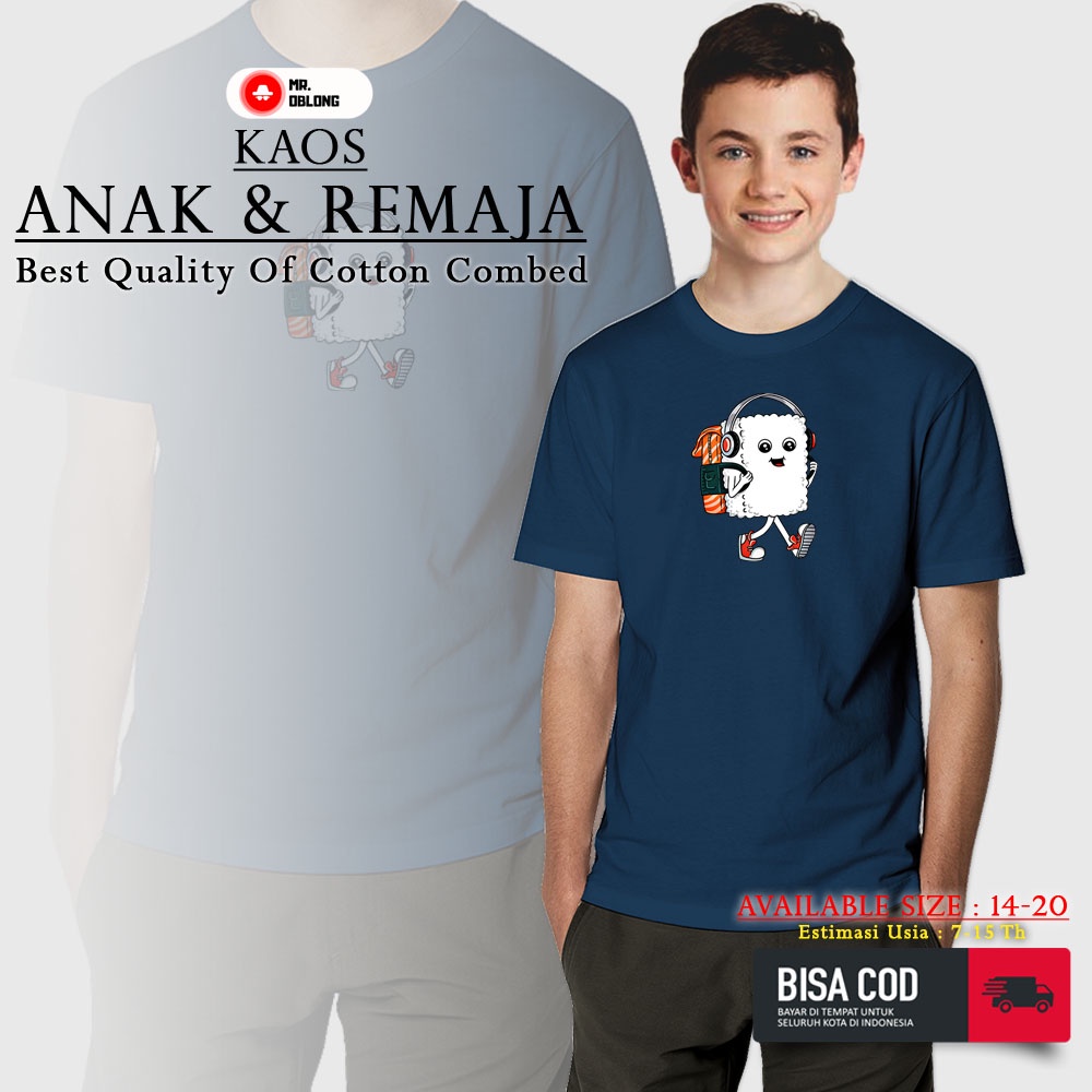 Distro Mr Oblong Kaos Remaja Cowok Cewek Baju Anak Laki Laki perempuan Umur 10 12 13 14 Tahun