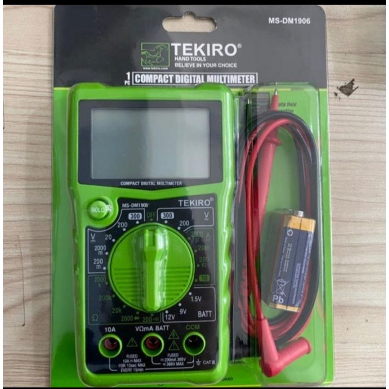 TEKIRO COMPACK MULTI TESTER/MULTI TESTER DIGITAL MS DM 1906