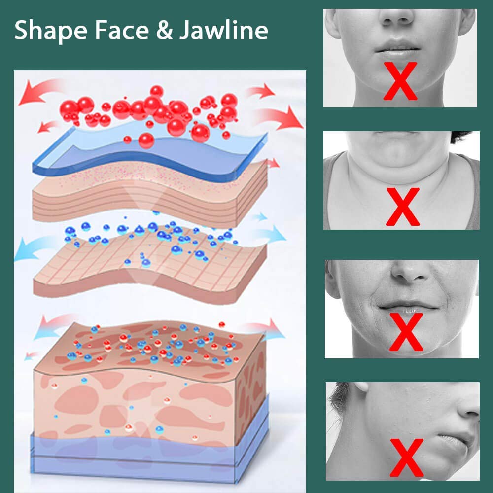 V-Face Slimming Mask Face V-Shape Belt Chin Lifting Bandage - Sabuk Penirus Pipi Pelangsing Wajah