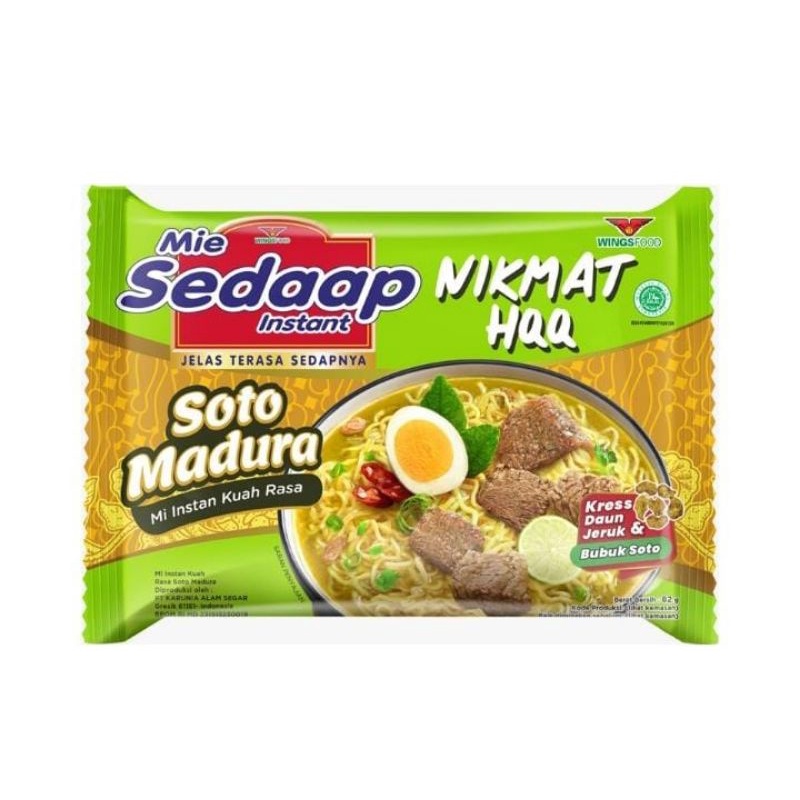

Sedaap Mie Soto Madura 82 g BARU!