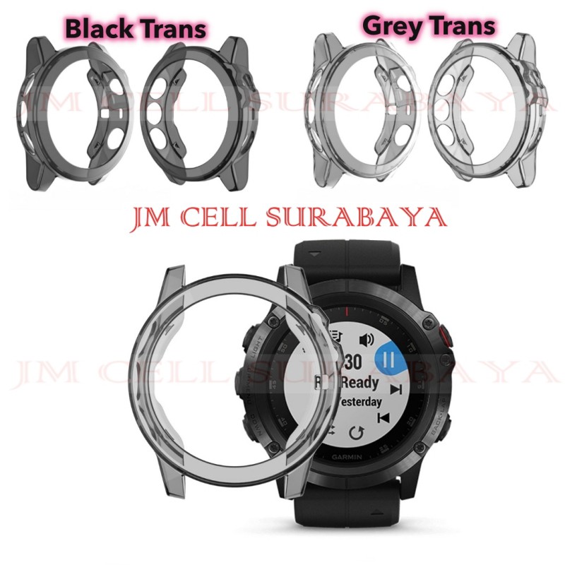 Silikon TPU Soft Case Bumper Cover Khusus Garmin Fenix 5X / 5X Plus