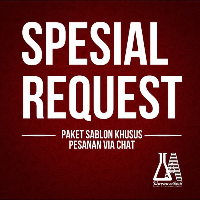 

Dijual Paket Sablon Plastik - By Request Terlaris