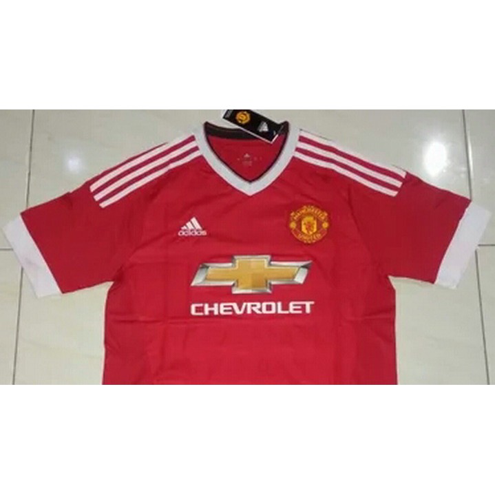 Jersey Manchester United Mu Home 15 16 2015 2016 Retro Shopee Indonesia