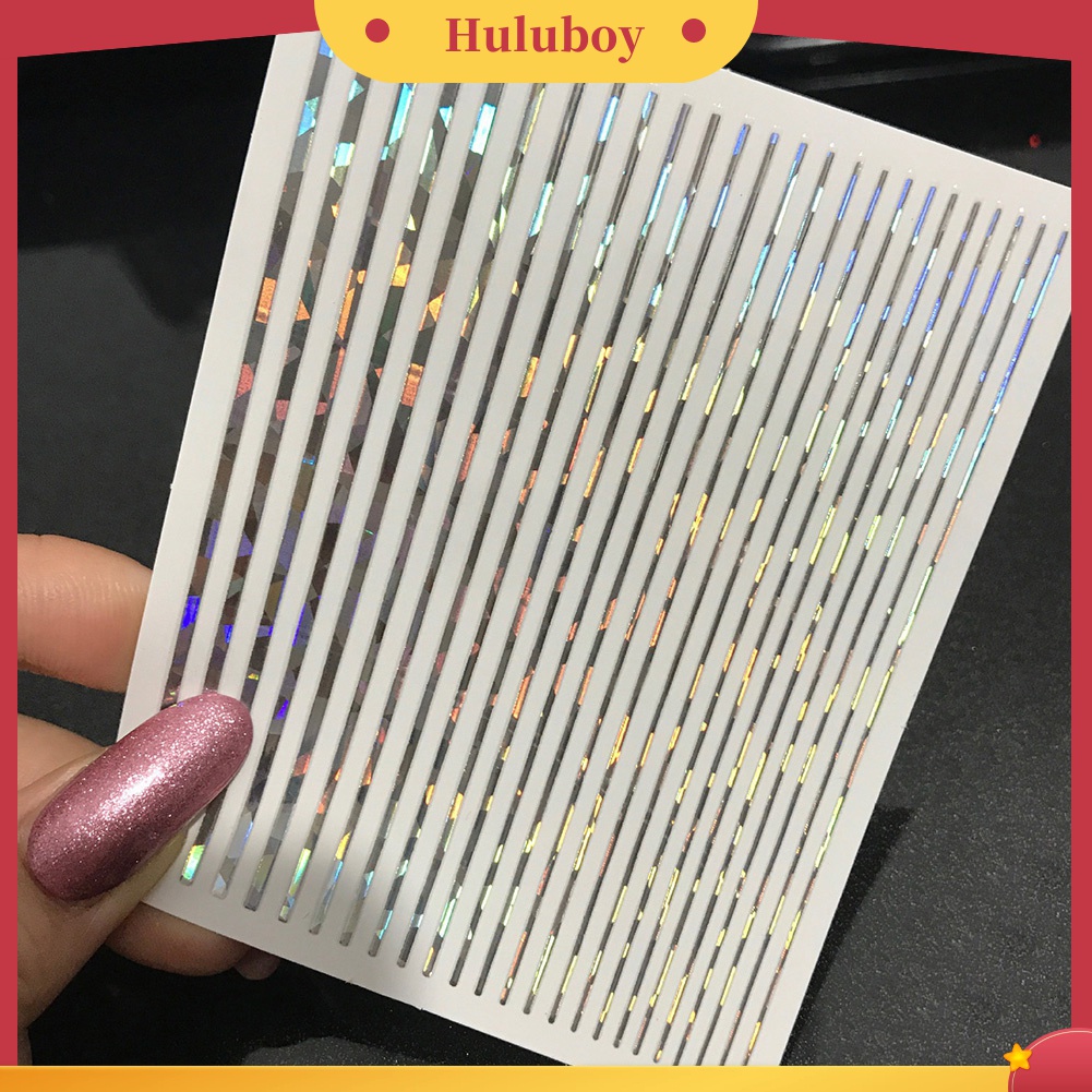 Huluboy Huluboy♡ Stiker Kuku 3D Ukuran 9x8cm Untuk Dekorasi