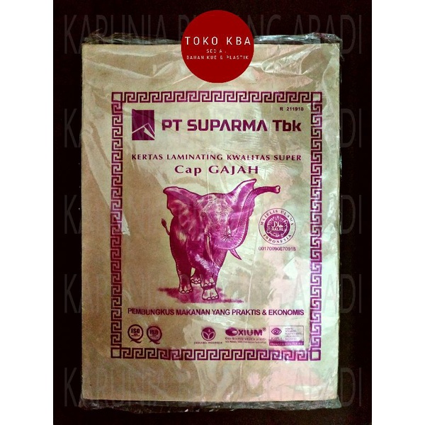 

Kertas nasi Gajah Besar 30 x 40 cm