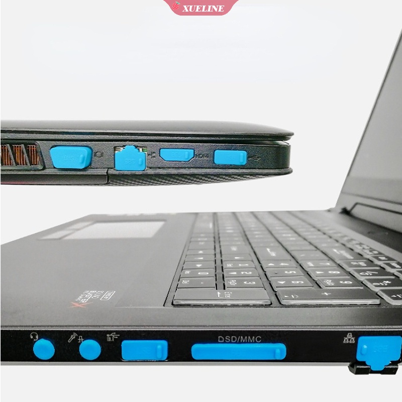 16pcs / set Plug Pelindung Port USB Anti Debu Bahan Silikon Untuk Laptop