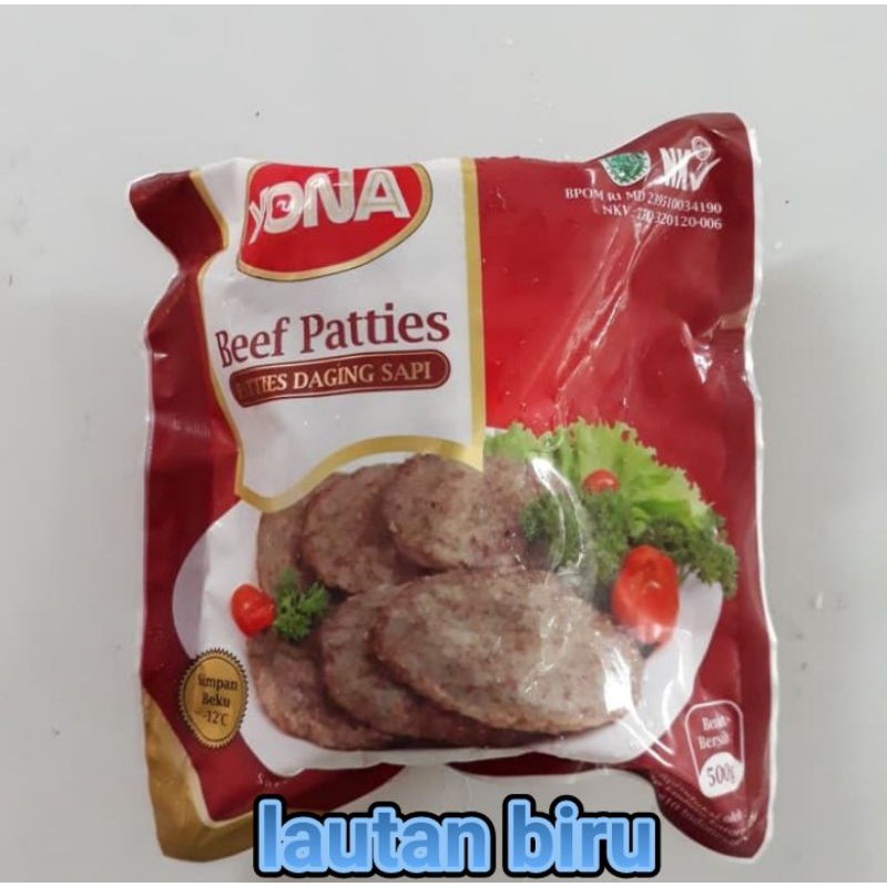 

yona beef patties 500gr