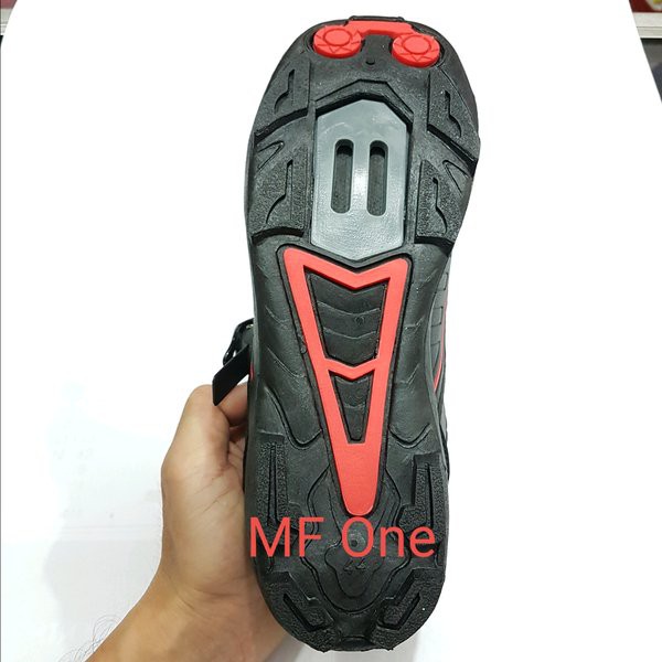 Sepatu Cleat MTB Sportino BM Touring Black Red Bukan Shimano Tiebao Sidi