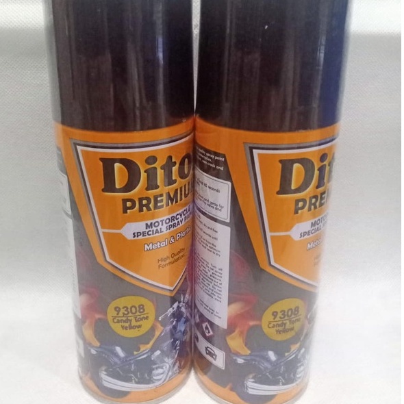 Pilok Pilox DITON Premium 9308 Candytone Yellow Candy Tone Kuning (400cc / 400ml)