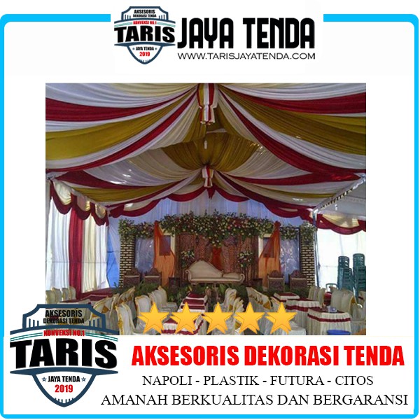 Sale Plafon Tenda Dekorasi 1 Set Lengkap Untuk Dekorasi Pesta Pernikahan Taris Jaya Dekorasi Shopee Indonesia