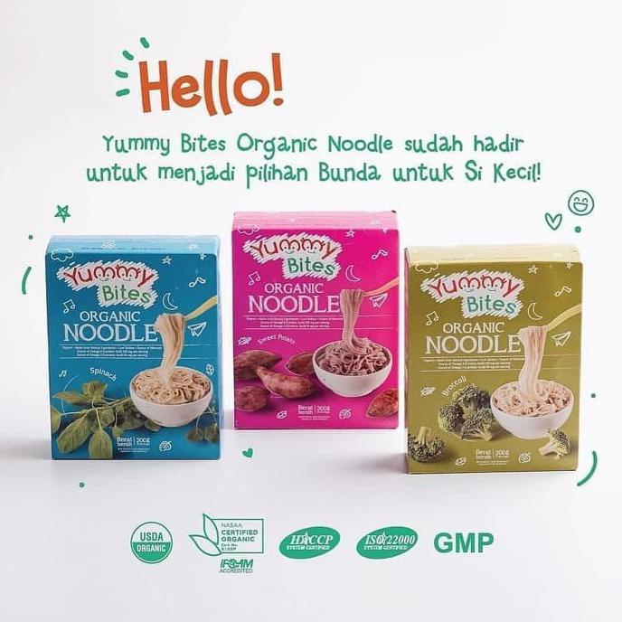 

Promo Yummy Bite Organic Noodle Terbatas