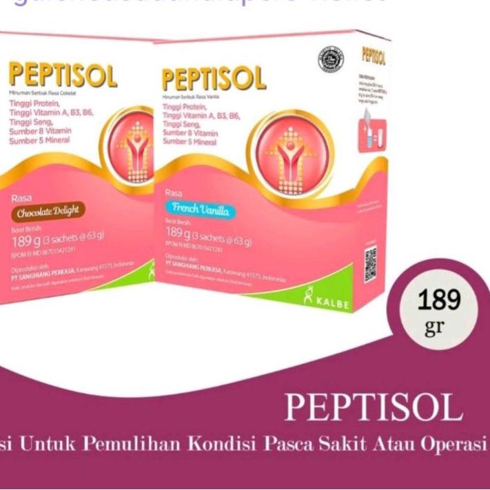 

Terbaik! Peptisol Coklat/Vanila 189gr ン