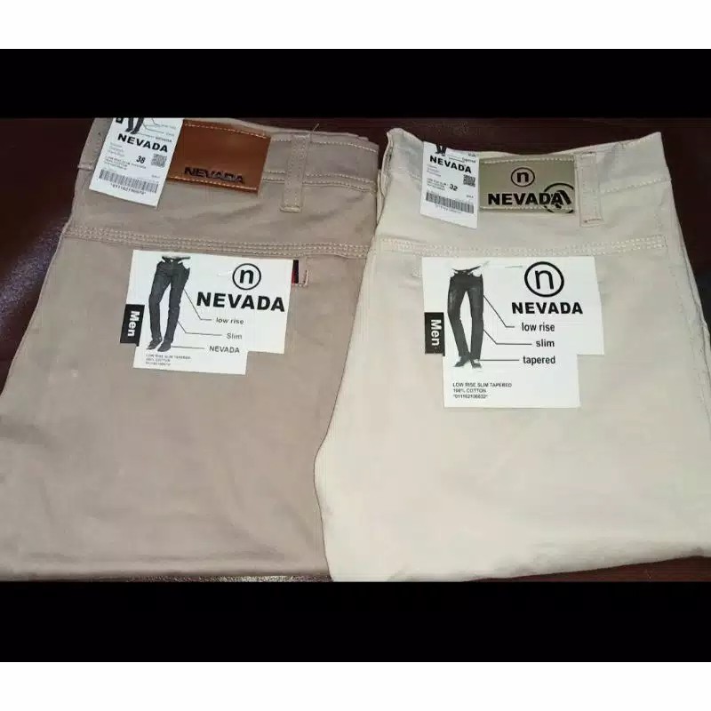 Celana Chinos Panjang Pria Bahan Stretch Slimfit Abu Hitam Krem Mocca Size 27 Sampai 38 JU18