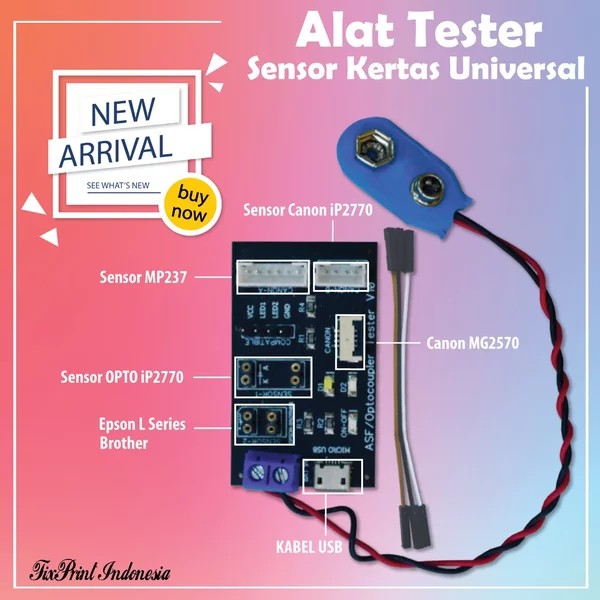 Alat Tester Sensor ASF Canon MX328 MP237 IP2770 MP258 MP287, Modul Tester Tool Printer Canon MX-328