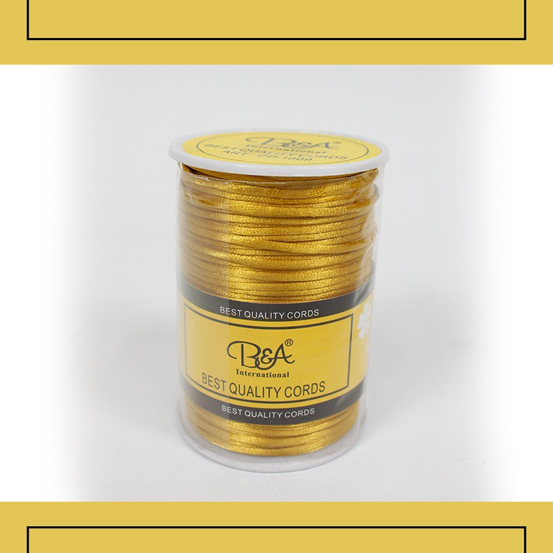 Tali Simpul Cina / Tali Satin Roll Merk B&amp;A 2mm CD1809 (100m) PART 1