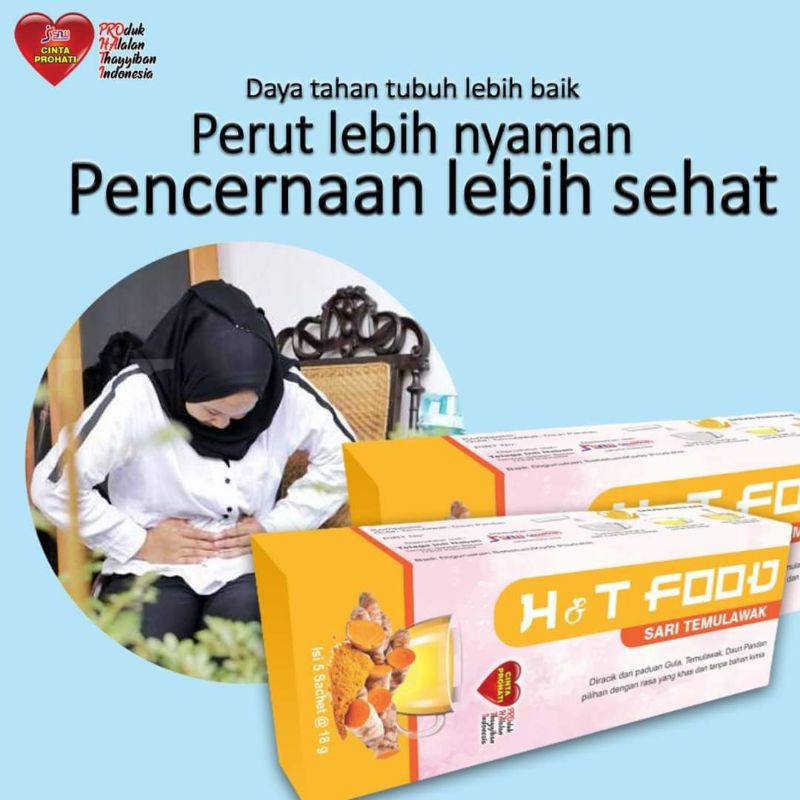 

Sari Temulawak H & T FOOD @5sachet -Minuman Kesehatan Tradisional