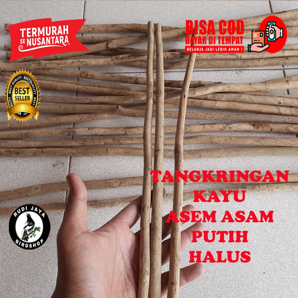 TANGKRINGAN PANGKRINGAN KAYU ASEM HALUS UNTUK SEMUA SANGKAR KANDANG BURUNG MURAI KACER KENARI