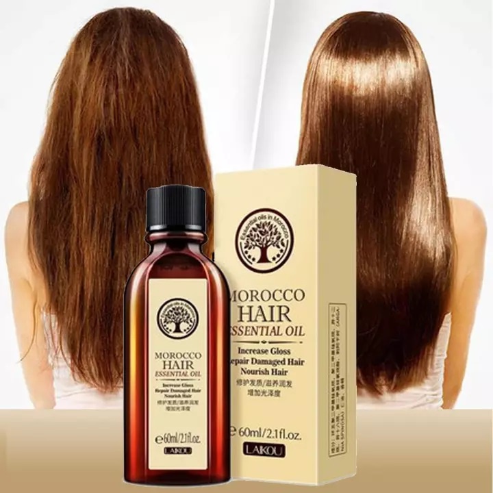 Laikou Morocco Hair Essential Vitamin Conditioner Rambut Memperbaiki Rambut Kering Kusam &amp; Bercabang