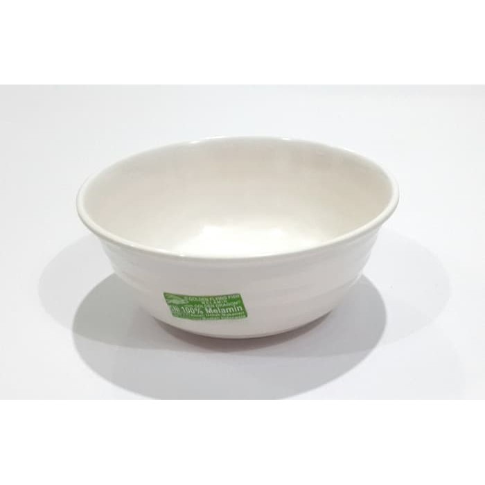 Mangkok Melamin Ulir Datar 6 inc W0601